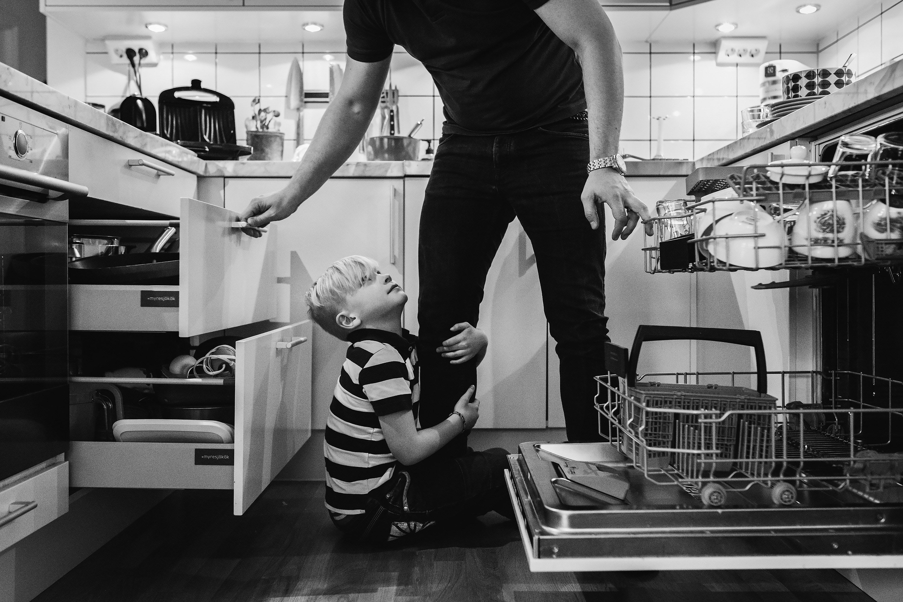 dokumentär familjefotografering