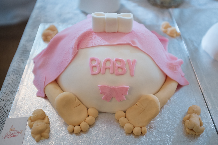 babyshower tårta